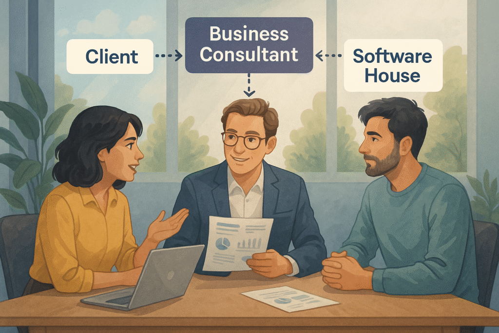 Peran Konsultan Bisnis: Menjembatani Klien dan Software House dalam Proyek Digitalisasi