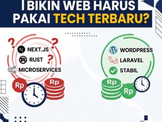 BIKIN WEB HARUS PAKAI TECH TERBARU
